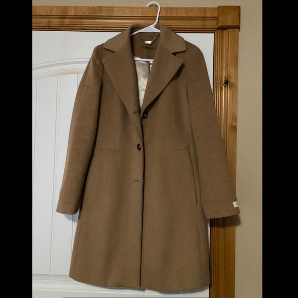 Calvin Klein Wool Peacoat